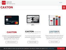 Tablet Screenshot of caxtonfx.com